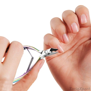 ที่ดันหนังกำพร้าและตัดเล็บสแตนเลสแบบมืออาชีพ ใช้ซ้ำได้สองแบบ หัวคู่ ด้ามจับสบายมือ - Product Image 6