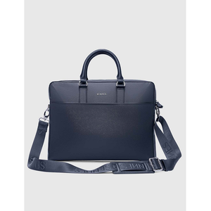 Sac pour ordinateur portable en cuir véritable de luxe, fabriqué en cuir 100% pur avec une finition raffinée et des accessoires robustes - Product Image 1