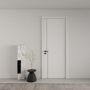 Puerta de Entrada de Diseño Moderno con Apertura Lateral de Madera MDF, Retención Óptima del Color, Directo de Fábrica Vietnamita, Personalización OEM/ODM - Product Image 5