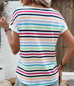 T-shirts à col rond surdimensionnés pour femmes |   Tissu tricoté en polyester/coton |   T-shirts à manches longues imprimés numériquement |   Vente en gros personnalisée B2B - Product Image 5