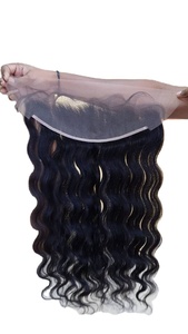 Extensions de cheveux humains 100% HD frontales non traitées, toutes cuticules alignées, cheveux en vrac, pointes épaisses, prix de gros - Product Image 4