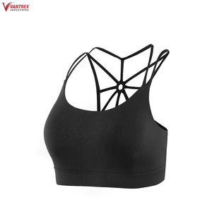 Best Design Women's Simple Sport <b>Bra</b> for Yoga & Running Plus Size High Support Front Logo Spandex/Nylon Fitness Clothing - Product Image 1