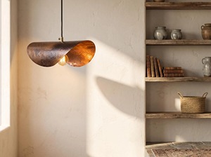 Hot Selling Copper Arch Pendant <b>Light</b> Rustic Style Lighting Fixture Decorative <b>Ceiling</b> Lamp - Product Image 5