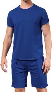 Conjuntos de Shorts de Verano para Hombre en Oferta, Ropa Deportiva Personalizada, Camiseta y Shorts Transpirables 100% Algodón, Conjunto Deportivo de Dos Piezas - Product Image 5