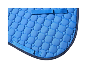 Manta de Silla de Montar Premium Rosa Acolchada Hexagonal para Equitación - Product Image 3