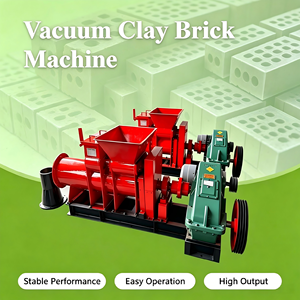 Máquina Extrusora Automática de Ladrillos de Arcilla al Vacío, Equipo para Fabricar Bloques Huecos, Color Rojo, Trabajo Confiable, Proceso Sencillo, Salida Clara - Product Image 1