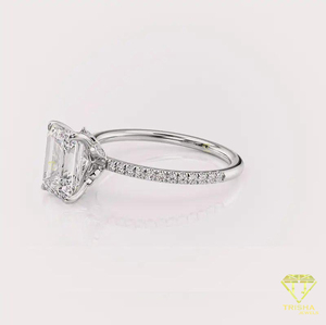 Best Quality Moissanite Engagement <b>Ring</b> for Women Bridal Wear Wedding Event and Memorable Gift Available For Sale - Product Image 2