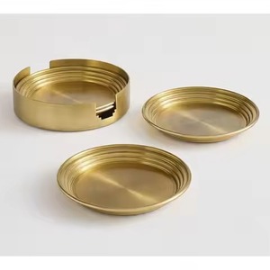 Ensemble de sous-verres en métal créatifs, accessoires artistiques pour boissons, pour tasses à café, verres à vin, restaurants, hôtels, maisons - Product Image 6