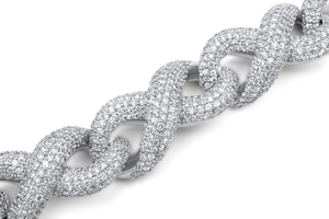 Premium VVS Lab Grown Diamond Cuban Link Chain <b>Bracelet</b> Hip Hop Hand Charm Luxury Fine Jewelry Fashion Statement Accessory - Product Image 5