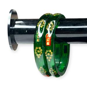 ชุดกำไลข้อมืออะคริลิคสีเขียวทรงมรกต ดีไซน์ใหม่ปี 2026 แฟชั่นเลียนแบบมุก ประดับด้วยอะคริลิคสีเขียวทันสมัย ชุบทอง เหมาะสำหรับงานแต่งงาน - Product Image 2