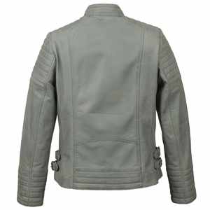 Nouvelle veste en cuir pour femme, veste courte, printemps et automne, col montant, veste en cuir fine pour femme, OEM - Product Image 2