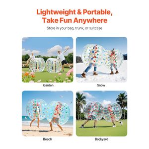 Palla Gonfiabile Sumo Zorb da 1,5 m (5FT) in PVC Spesso 0,8 mm, per Giochi Umani, Bubble Knocker, Sport all'Aperto - Confezione da 1 - Product Image 6