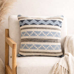 Funda de cojín Kilim de inspiración marroquí de 45 x 45 cm con motivo de diamantes para sofá y sillón decorativo - Product Image 4
