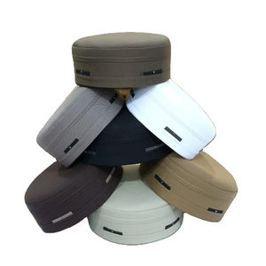 Elegant Muslim Prayer Cap for Men Soft Cotton Kufi Hat <b>Islamic</b> Wear Bulk Supplier Eco-Friendly - Product Image 3