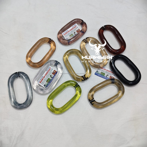 Art en résine le plus vendu : Nouveaux maillons de chaîne en résine colorés, disponibles en grande et petite taille, et personnalisables. - Product Image 3