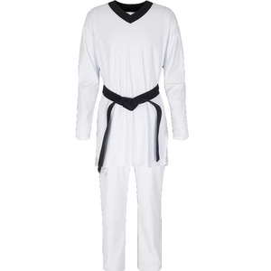 High Quality Customized Taekwondo Uniform New Arrival Martial Arts Wear with Front Logo Position - Product Image 4