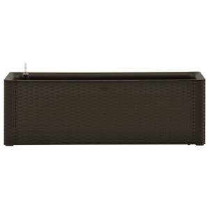 Grandes jardinières et pots de fleurs surélevés en polypropylène moka résistant aux UV de qualité supérieure - Product Image 3