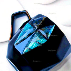 Bougeoir en cristal de labradorite, tasse en porcelaine, tasse en plastique avec logo, machine d'impression, modèle de pierre précieuse décorative - Product Image 5