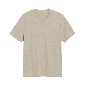 T-shirts à col en V pour hommes, toutes tailles disponibles, y compris grandes tailles, coupe classique, 100 % coton, plusieurs couleurs, personnalisation de la taille - Product Image 1