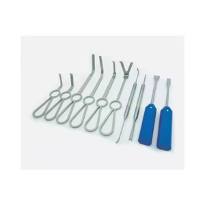 Medzora Surgical MS-17053 - Juego de Instrumentos Quirúrgicos Manuales de Primera Calidad, 10 Piezas, para Cirugía Ortognática Mínimamente Invasiva, Acero, Certificado CE - Product Image 1