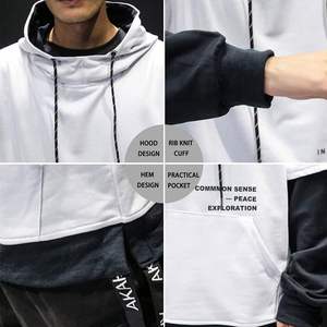 เสื้อฮู้ดดี้ผู้ชายดีไซน์แฟชั่นสั่งทำพิเศษ ทรงโอเวอร์ไซส์ ระบายอากาศได้ดี แห้งเร็ว ผ้าฝ้ายฟลีซ พิมพ์ลายซิลิโคน ล้างสีแบบแอซิดวอช สำหรับฤดูหนาว - Product Image 5