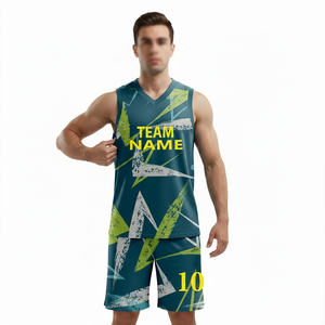 <b>Unique</b> Design High Quality Basketball Uniform Men Quick Dry Wholesale Basketball Uniform Sports Wear Basketball Uniform - Product Image 6