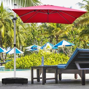 Base per Ombrellone da Patio con Ruote, Capacità 260 Libbre, Riempibile con Sabbia o Acqua - Supporto per Ombrellone Resistente e Portatile - Product Image 4