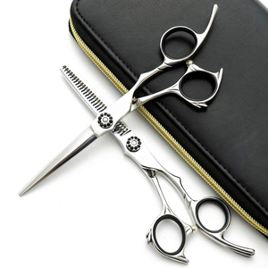 Kit de Barbería Profesional de Acero Inoxidable de Grado Quirúrgico, Kit de Peluquería Personalizado de 2 Piezas con Estuche de PU - Product Image 1