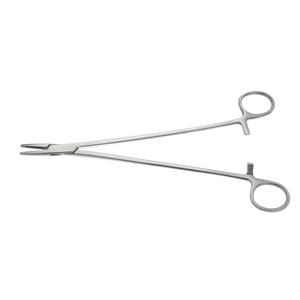 Portaagujas Doyen Recto de 14.5 cm, Instrumento Quirúrgico de Acero Inoxidable, Pinzas de Sutura, Aplicador de Agujas de Precisión, Médico, Dental - Product Image 1