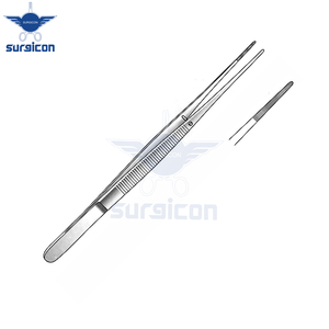 Pinzas Semken para Aplicación de Apósitos, 12.5 cm / 5 Pulgadas, Rectas, de Acero Inoxidable, Instrumento Quirúrgico con Puntas Finamente Dentadas - Product Image 6