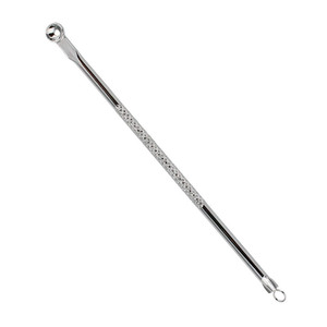 Outil réutilisable en acier inoxydable pour l'élimination des points noirs, extracteur professionnel de comédons, traitement de l'acné, outil de soin du visage - Product Image 5