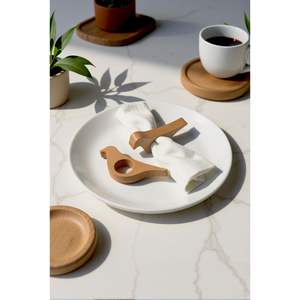 Anneaux de serviette en résine décorative de qualité supérieure pour une table à manger élégante - Product Image 5