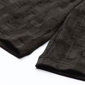 Shorts de sport pour homme, noirs, imprimés vintage, 100% coton, décontractés, pour la gym, l'entraînement, la course à pied, respirants - Product Image 6