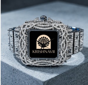 Reloj de Lujo Cuadrado de Aleación con Diamantes, Elegante, Plateado, con Cristales Incrustados, Diseño Premium, Joyería de Moda, Regalo para Mujer, Estilo Diario - Product Image 2