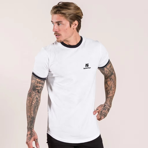 เสื้อยืดผู้ชายแบบเรียบ ผ้าฝ้าย 100% สำหรับสกรีนลาย - Product Image 1