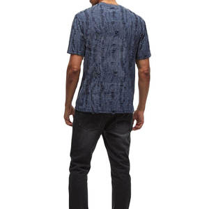 T-shirts personnalisés pour hommes, effet usé, en coton, vêtements de mode, fabricant de marques privées, t-shirts pour hommes effet usé - Product Image 4