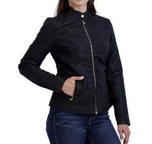 เสื้อแจ็คเก็ตหนังวินเทจผู้ชาย แจ็คเก็ตหนังสไตล์ไบค์เกอร์ลำลอง - Product Image 4