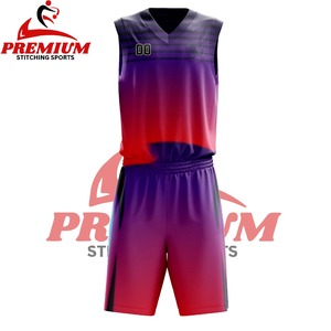 Uniforme de basket-ball imprimé sur mesure, tissu en polyester doux, respirant, séchage rapide, couleurs et logos personnalisables, uniforme de basket-ball - Product Image 5