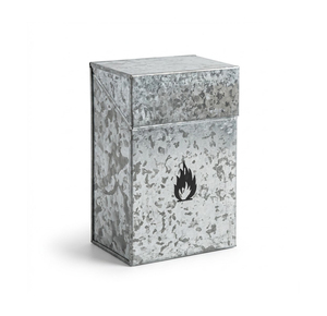 Customized Decorative Metal Matches Holder <b>Box</b> for Safe Match <b>Storage</b> with Stylish Home and Fireplace Organization - Product Image 5