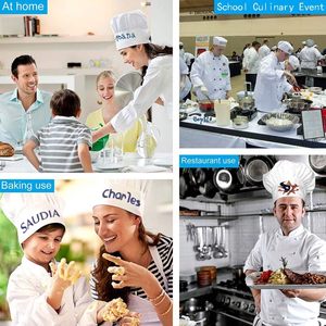 Gorro de Cocina Elástico Ajustable, Gorro de Chef Personalizado para Panaderos, para Uso Doméstico o Profesional - Product Image 4
