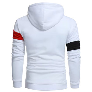 T-shirt à capuche surdimensionné pour homme, manches longues, doux, décontracté, col rond, sans fermeture éclair, avec fermeture éclair intégrale sur le devant, FORTLEO - Product Image 5
