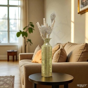 <b>Decorative</b> Metal Tabletop <b>Vase</b> with Premium Coating, Stylish Flower Holder for Home & Office Decor - Product Image 5