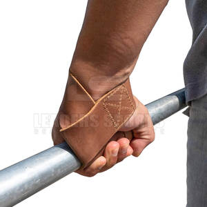 Correas de Cuero para Levantamiento de Pesas, Resistentes, con Logotipo Personalizado para Fisicoculturismo, Hechas a Medida en Pakistán - Product Image 2