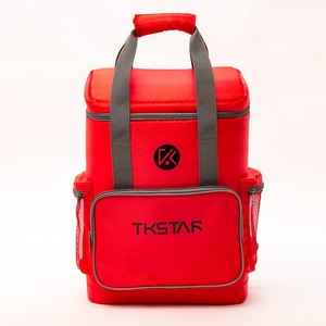 Red multifunctional insulated <b>backpack</b> simple refrigerated bag large capacity picnic bag meal delivery bag - Product Image 1