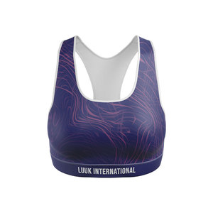 Sujetador Deportivo Personalizado LUUK INTERNATIONAL para Mujer, Ligero, de Alta Sujeción, Estilo Racerback, Sin Costuras, de Spandex, para Yoga, Gimnasio y Entrenamiento - Product Image 5