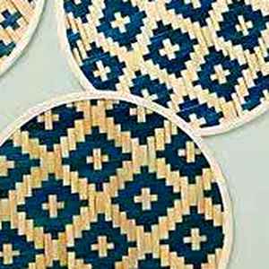 Sets de table bohèmes faits à la main en fibre de bambou 100% |   Tapis ronds écologiques pour restaurants, cafés et usage domestique |   Approvisionnement en gros - Product Image 6