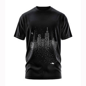T-shirt pour homme, coupe classique, manches courtes, col rond, uni, 180g, tricoté, 100% coton, logo imprimé à l'écran sur le devant, fabricant - Product Image 6