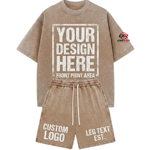 Urban Reign Men's Streetwear T-<b>Shirt</b> Shorts Set Purple Graffiti Print Summer Casual Outfit Crew Neck Knitted Breathable - Product Image 1