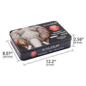 Set di Matite Colorate 180 Colori a Base d'Olio con Mina Morbida per Adulti, Professionisti e <span class=keywords><strong>Coloristi</strong></span> - Product Image 6