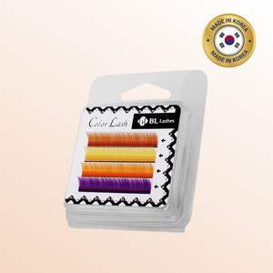 [BL LASH] Pestañas Coreanas de Fibra PBT de Alta Calidad, Color Mink Mix L y CC/DD/C, Curvatura D, Estilo Mate, Empaque en Caja, Modelo Easy - Product Image 1